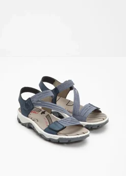 Rieker Komfort-Trekkingsandalen mit elastischen Riemen