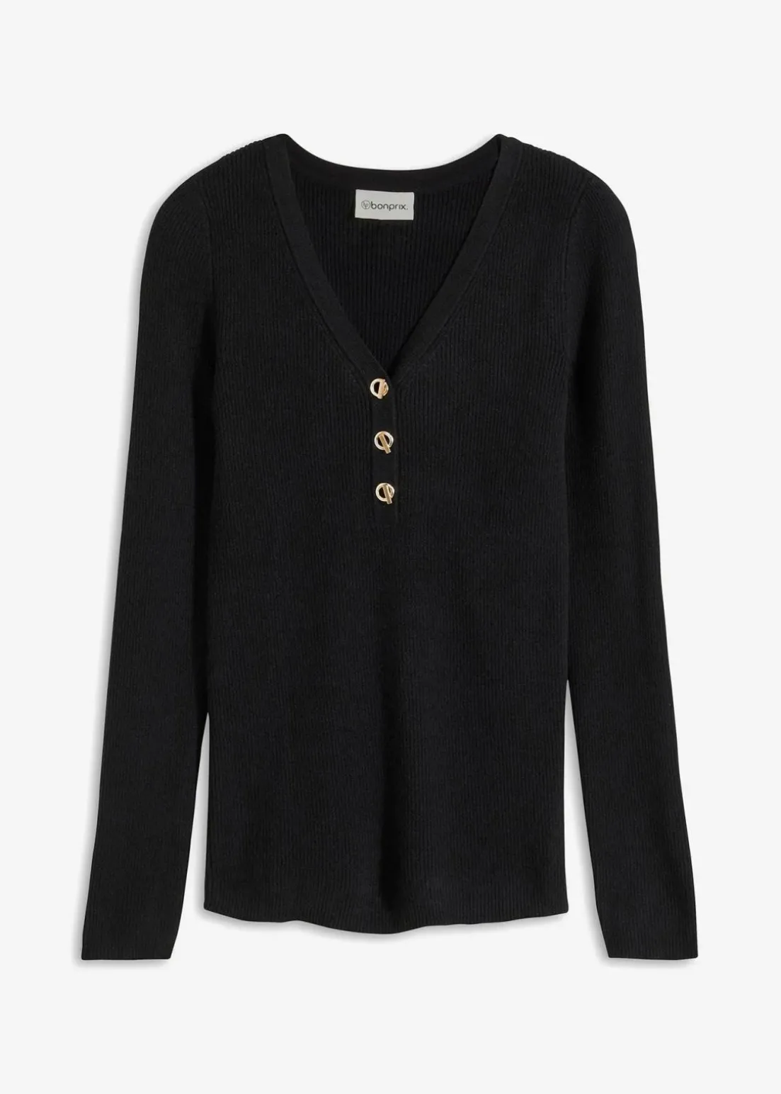 Rippenpullover mit Viskose