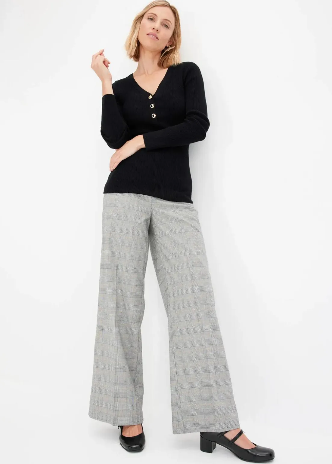 Rippenpullover mit Viskose