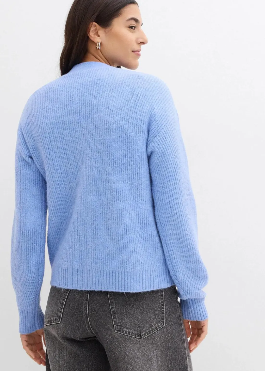 Rippenstrick Cardigan