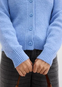 Rippenstrick Cardigan