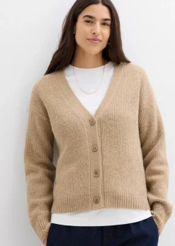 Rippenstrick Cardigan
