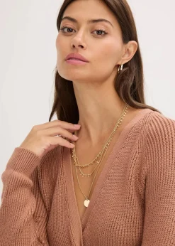 Ripp-Pullover aus fließendem Viskose-Mix