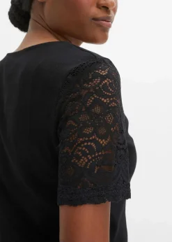 Rippshirt aus Baumwolle