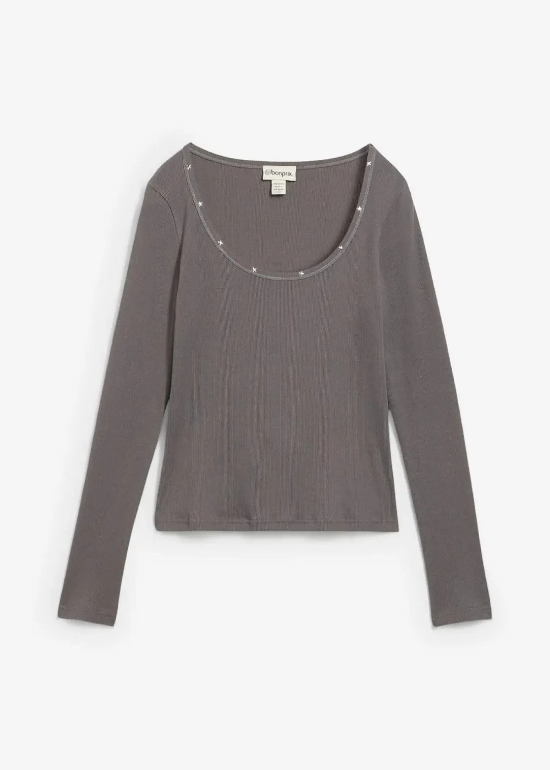 Rippshirt aus reiner Bio-Baumwolle