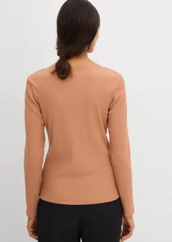 Rippshirt aus reiner Bio-Baumwolle