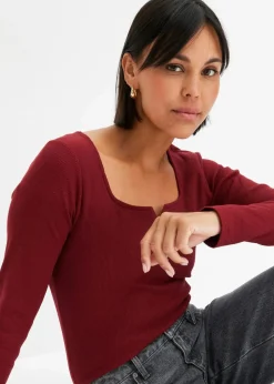 Rippshirt aus reiner Bio-Baumwolle