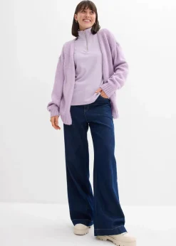 Rippshirt aus softem Viskose-Mix