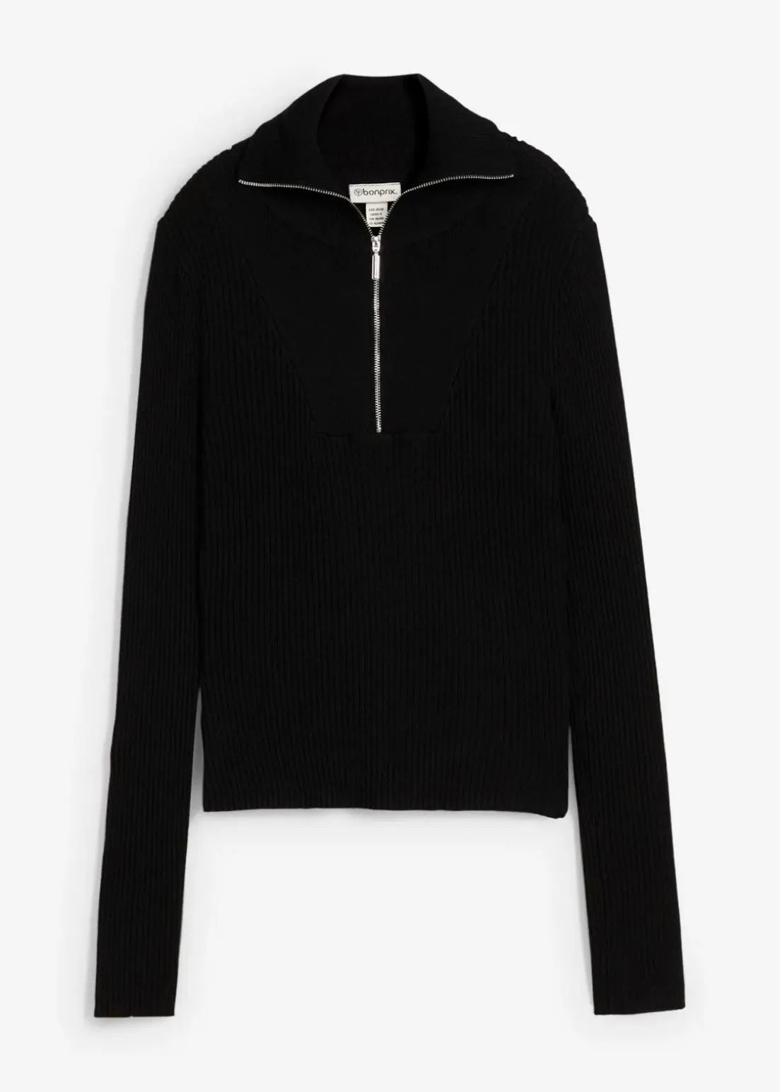 Rippshirt aus softem Viskose-Mix