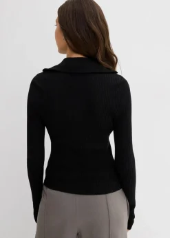 Rippshirt aus softem Viskose-Mix