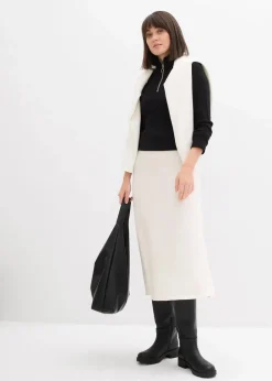 Rippshirt aus softem Viskose-Mix