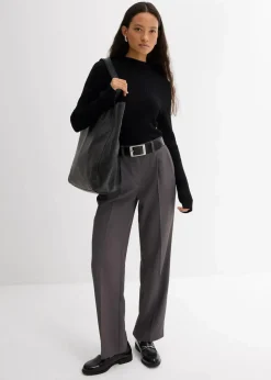 Rippshirt aus Viskose-Mix