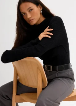 Rippshirt aus Viskose-Mix