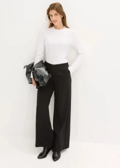 Rippshirt aus Viskose-Mix