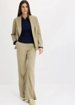 Ripp-Strickpullover aus Viskose-Mix