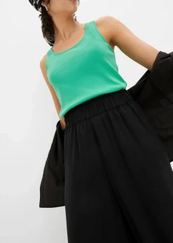 Ripp-Top aus reiner Bio-Baumwolle