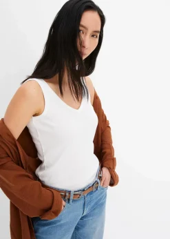 Ripp-Top aus reiner Bio-Baumwolle (2er Pack)