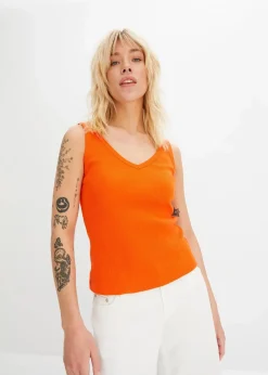 Ripp-Top aus reiner Bio-Baumwolle (2er Pack)