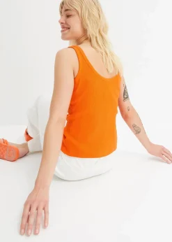 Ripp-Top aus reiner Bio-Baumwolle (2er Pack)