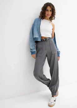 Ripp-Top aus reiner Bio-Baumwolle