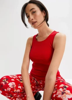 Ripp-Top aus reiner Bio-Baumwolle (2er Pack)