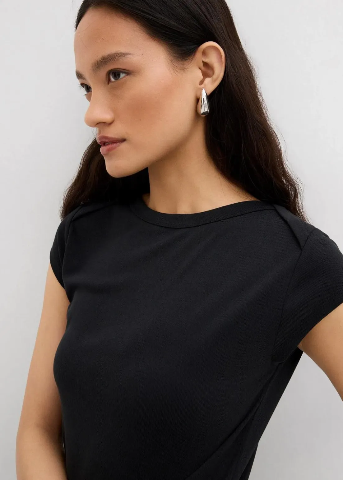 Ripp-Top aus softem Modal-Mix