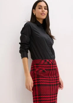 Rock aus softem Bouclégarn