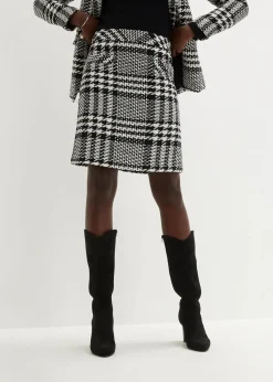 Rock aus softem Bouclégarn