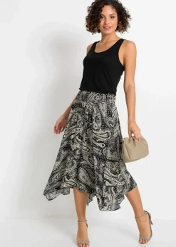 Rock mit asymmetrischem Saum