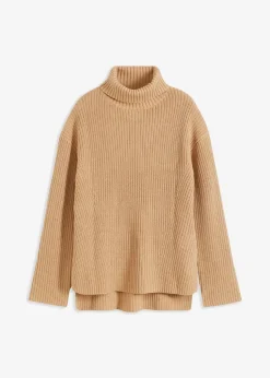 Rollkragenpullover aus reiner Baumwolle