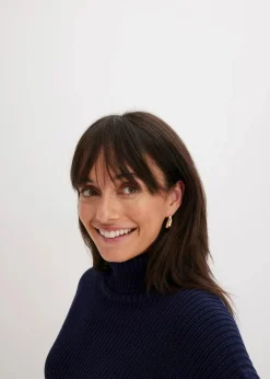 Rollkragenpullover aus reiner Baumwolle