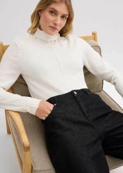 Rollkragenpullover aus weichem Kaschmir-Mix