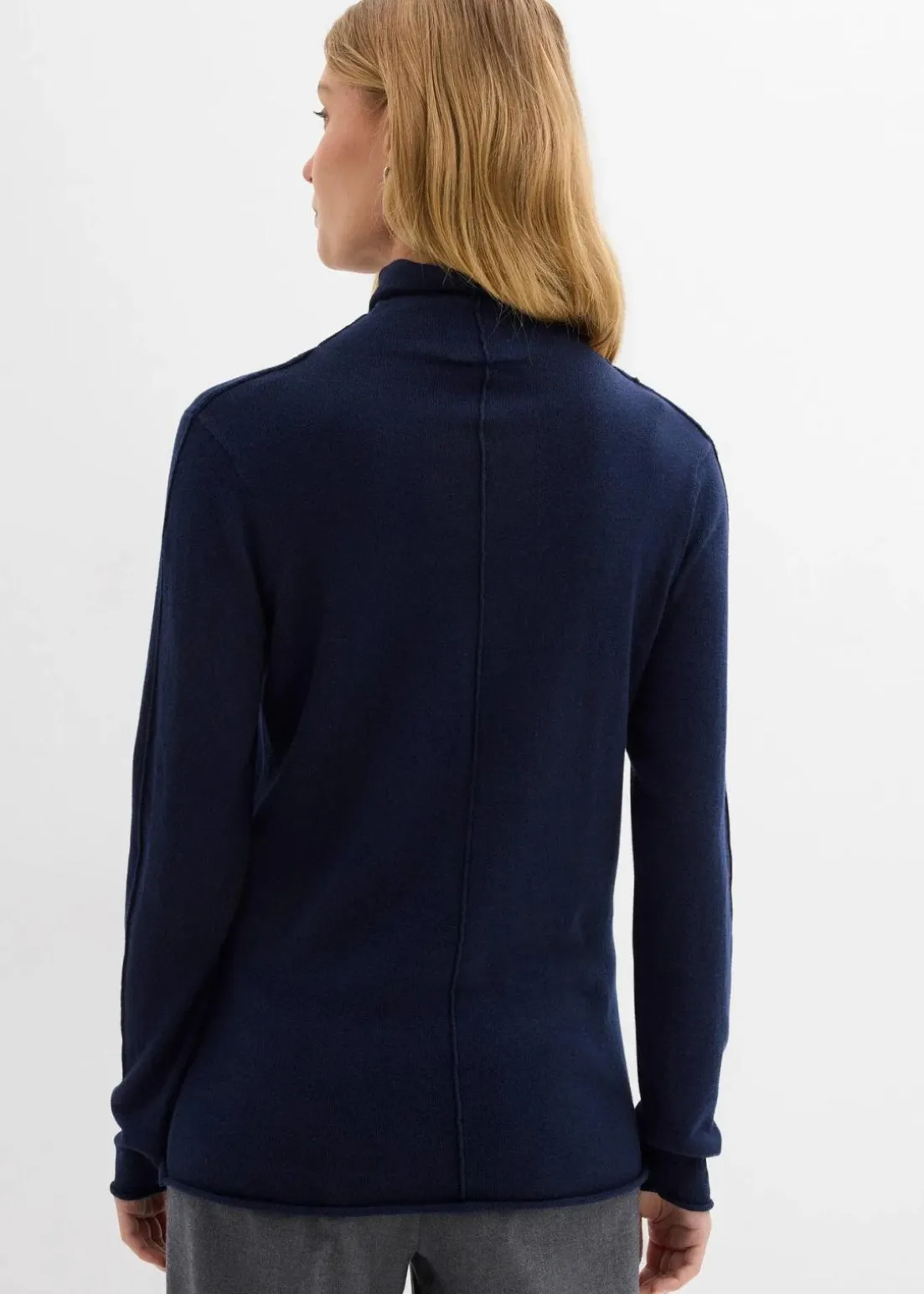 Rollkragenpullover aus weichem Kaschmir-Mix