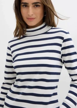 Rollkragenshirt aus reiner Baumwolle