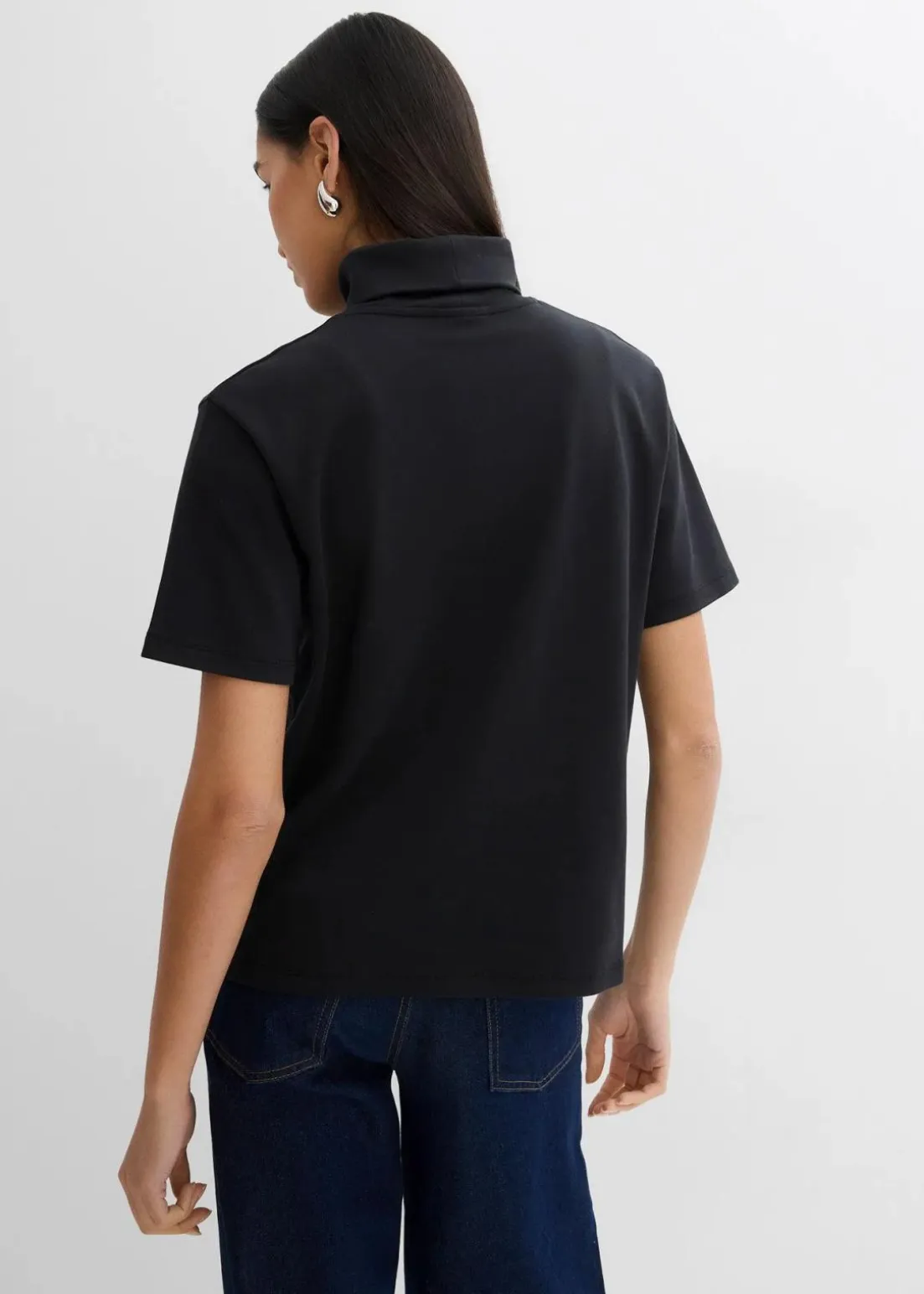 Rollkragenshirt aus reiner Bio-Baumwolle