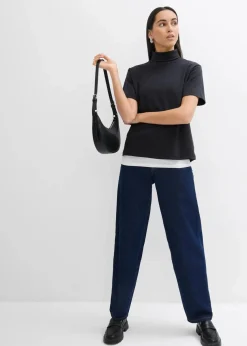 Rollkragenshirt aus reiner Bio-Baumwolle