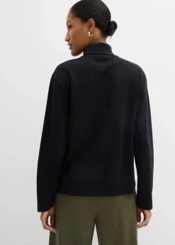 Rollkragenshirt aus reiner Bio-Baumwolle