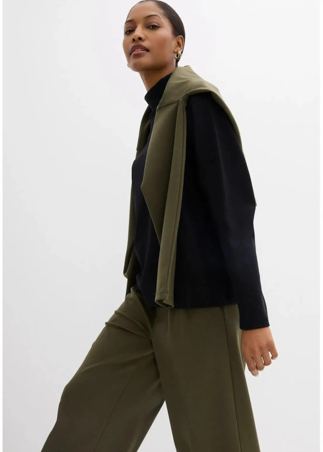 Rollkragenshirt aus reiner Bio-Baumwolle