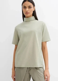 Rollkragenshirt aus reiner Bio-Baumwolle