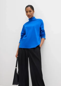 Rollkragenshirt aus reiner Bio-Baumwolle