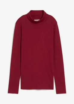 Rollkragenshirt aus reiner Baumwolle