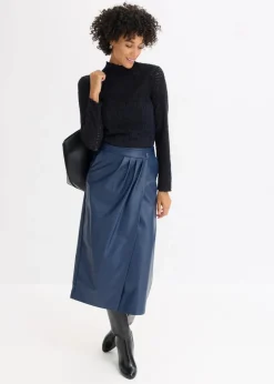 Rollkragenshirt aus Spitze