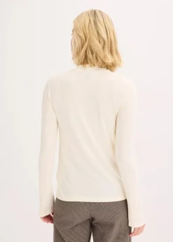 Rollkragenshirt mit dekorativen Knöpfen