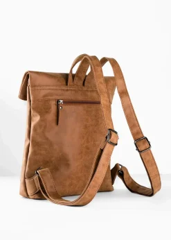 Rucksack mit Außentasche und Schnallendetail