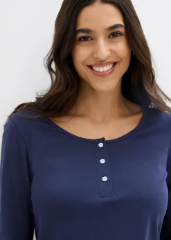 Rundhalsshirt aus reiner Bio-Baumwolle