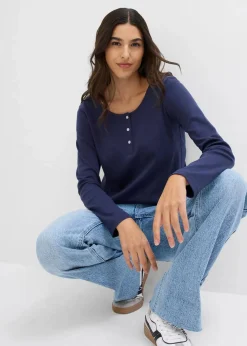 Rundhalsshirt aus reiner Bio-Baumwolle