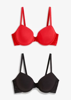 Schalen-BH mit Bügel mit Bio-Baumwolle (2er Pack)