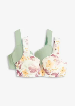 Schalen-BH mit Bügel mit Bio-Baumwolle (2er Pack)