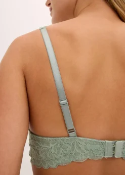Schalen-BH mit floraler Spitze