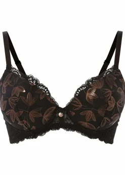 Schalen-BH mit schimmerndem Effekt